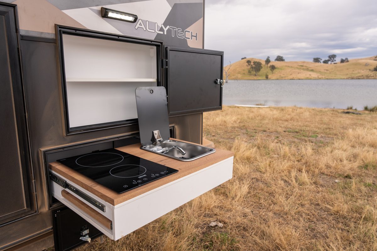 Custom caravan interior work