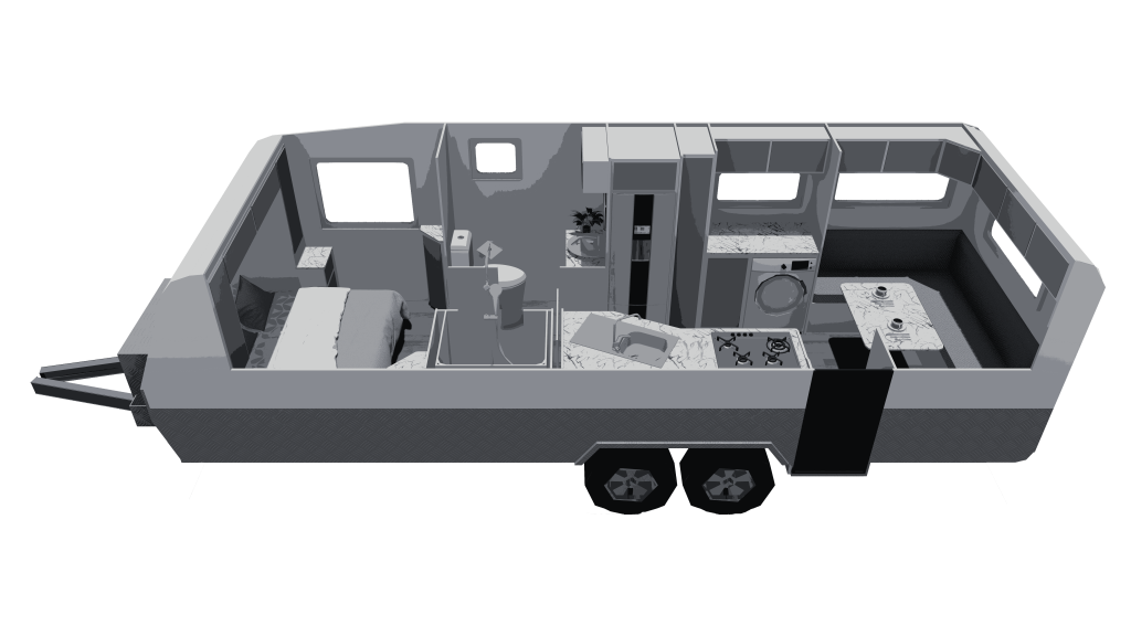 2ourer 22'6" RD AKD Club floor plan