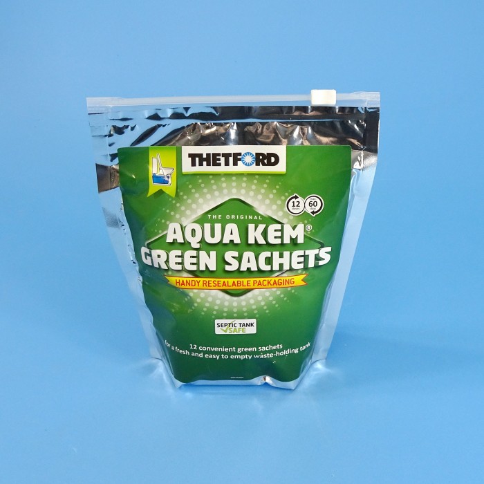 Thetford Aqua Kem Green Zip Bag Sachets